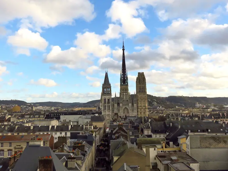 Cathédrale de Rouen vue du Gros Horloge