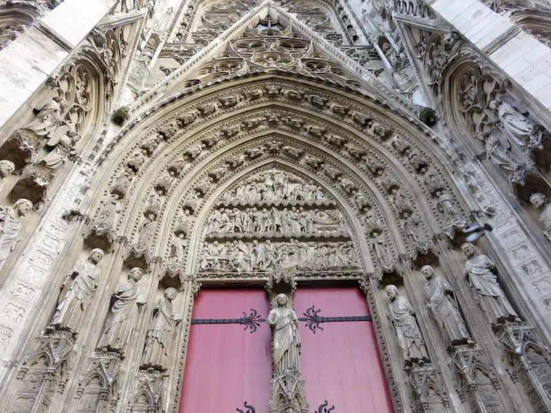 Parvis cathédrale Rouen