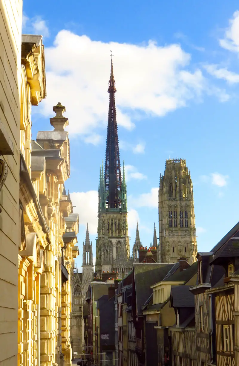 Cathédrale de Rouen vue du Gros-Horloge