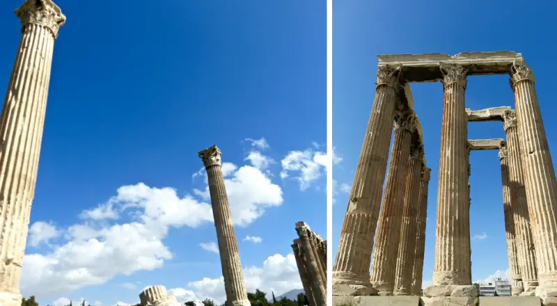 Temple Zeus Olympien Athènes