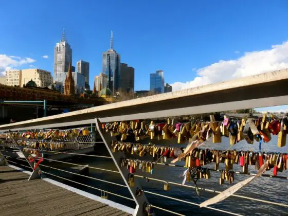 Melbourne insolite Pont des Arts