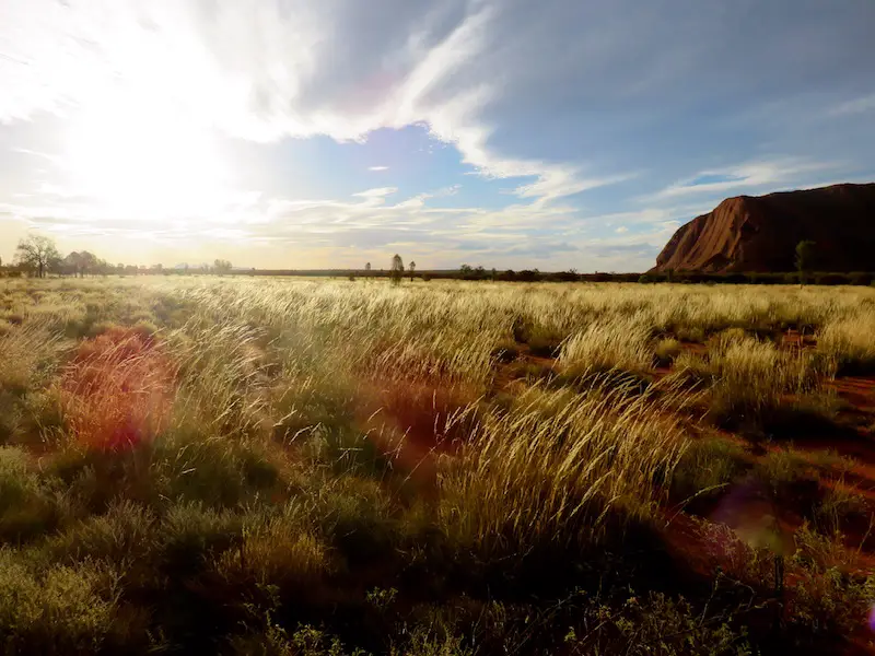 Coucher de soleil Uluru