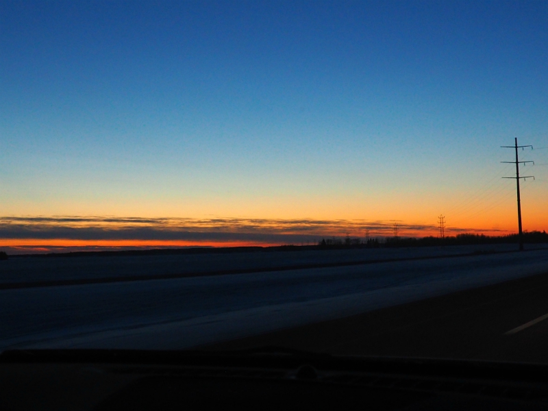 Sunset Manitoba