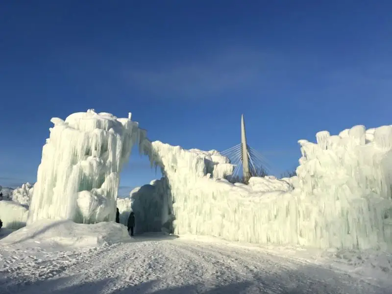 Châteaux glace Winnipeg