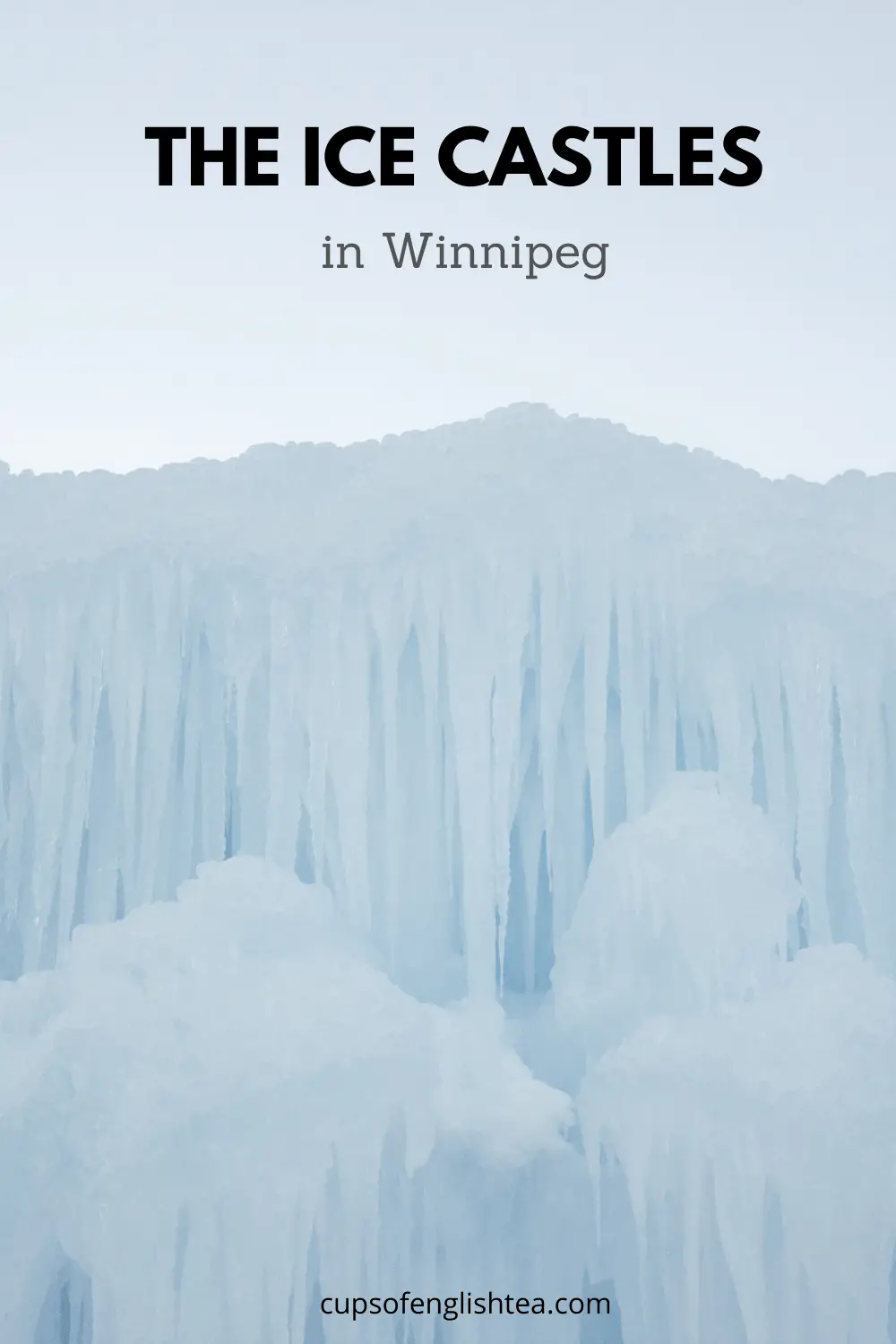 Ice Castles in Winnipeg