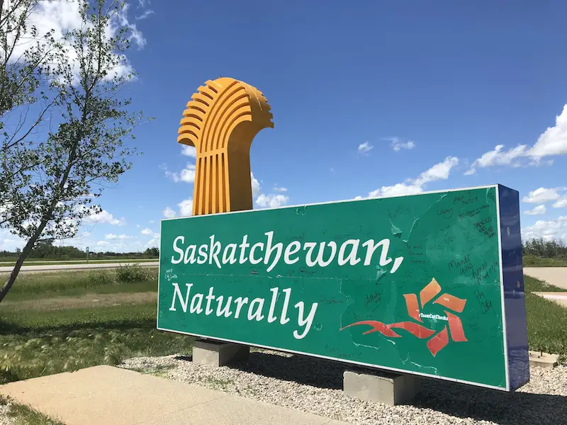 Saskatchewan sign