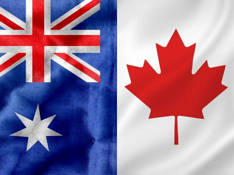 Australie versus Canada