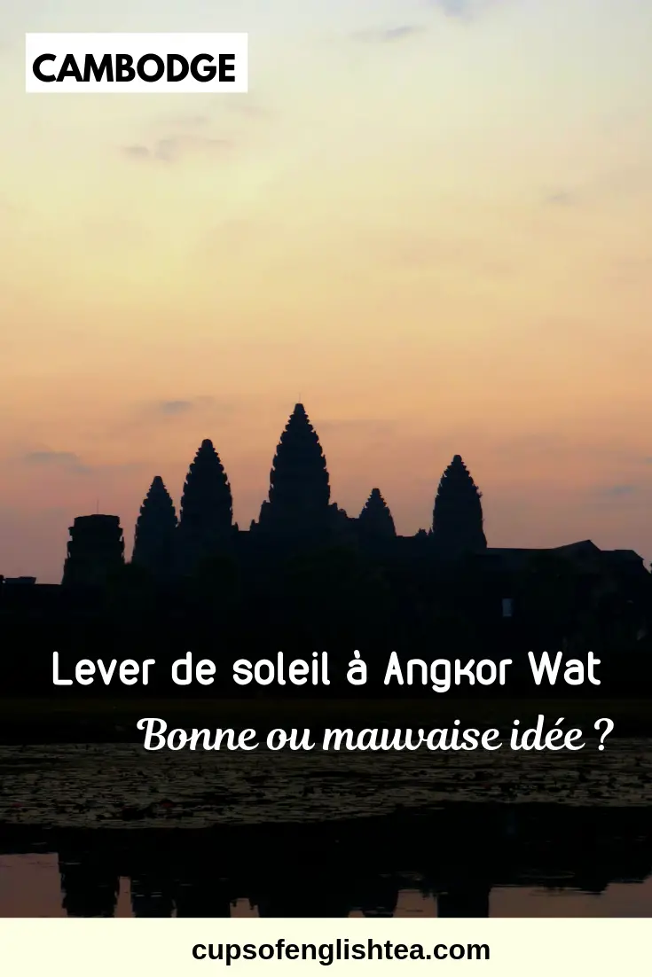 lever de soleil à Angkor Wat
