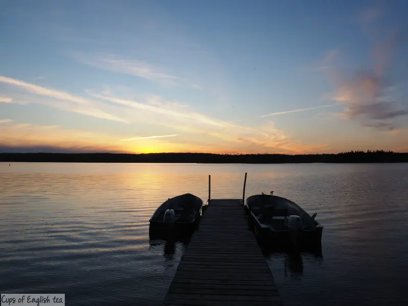 Sunset Nopiming Lake