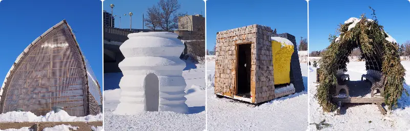 Warming huts Winnipeg