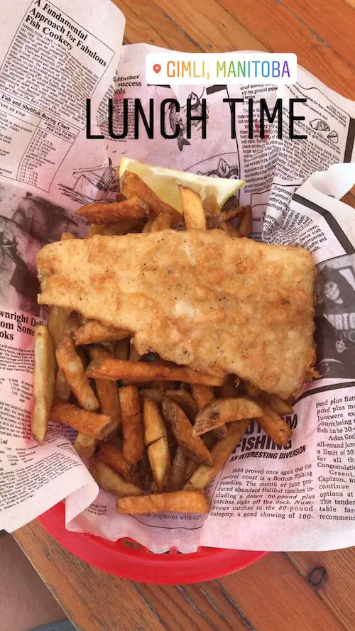 Fish and Chips Manitoba Food